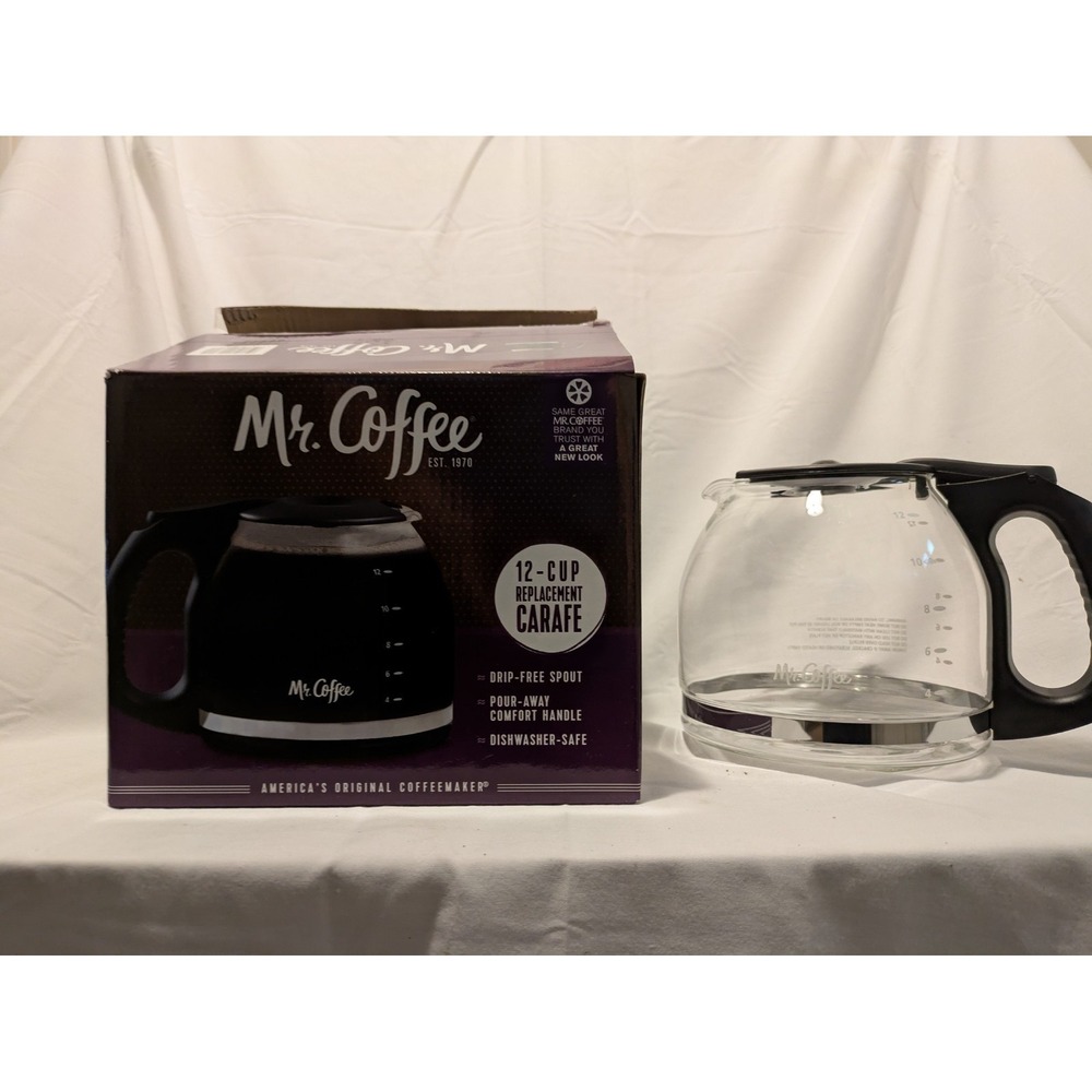 Mr.Coffee PLD12-RB 12-Cup Carafe - Black‎